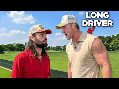 HUSTLING Golfers with a Long Drive PRO! Feat. Kyle Berkshire