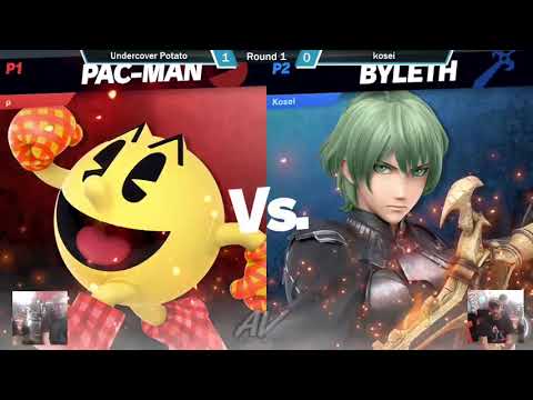 SSBU @ Transplants: Round 1 - Undercover Potato(Pac-Man) vs Kosei(Byleth)