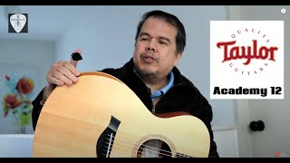 Video thumbnail for Taylor Academy 12 Acoustic Guitar Review and Demo by Edwin-E