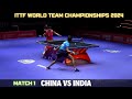 Sun Yingsha vs Ayhika Mukherjee | ITTF World Team Table Tennis Championships Finals Busan 2024