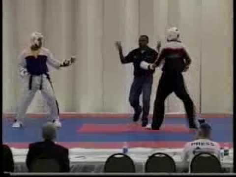 Hakim Walker vs Preston Clements 2004 Pan American Internationals Karate Tournament