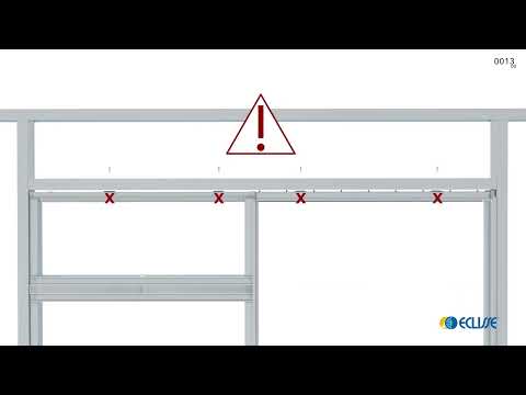 How to install a pocket door frame | ECLISSE Single stud wall version on a plasterboard wall