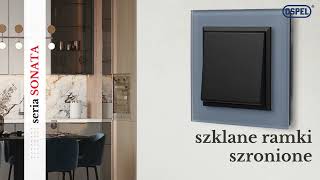 Szronione ramki szklane - seria Sonata