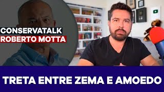 Paulo Figueiredo Pergunta a Roberto Motta Sobre Racha Interno no NOVO entre Romeu Zema e João Amoedo