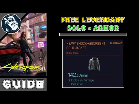 Free Solo Legendary Armor in Cyberpunk 2077 Clothes Locations #44 - Heywood
