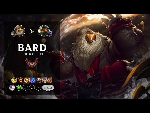 Bard Support vs Nautilus - NA Grandmaster Patch 12.19