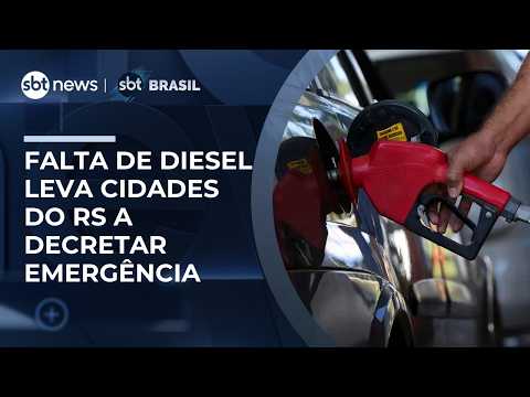 Cidades do RS decretam emergência por falta de diesel; setor do agro é o mais afetado | #SBTBrasil