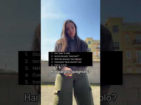 Riesci? 😱 Che ne dite di imparare lo spagnolo insieme? #perte #tendenza #parati #tendencia