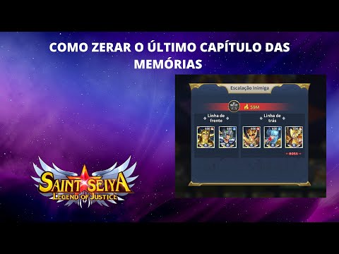 DICAS PARA MEMÓRIAS - TESOURO SUBMARINO - SAINT SEIYA LENDAS DA JUSTIÇA