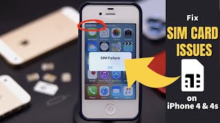 Fix SIM Card Not Working on iPhone 4/4s (How To)