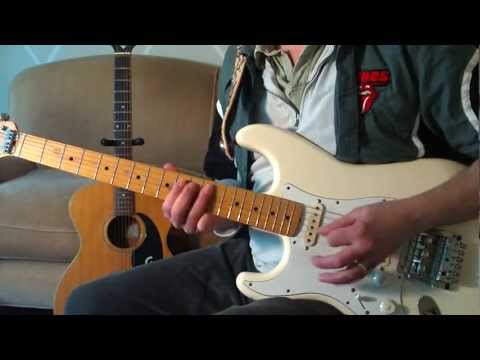 How to Play Doom and Gloom by the Rolling Stones - Advanced guitar lesson by Telamor.