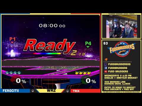 FuddBrudders 83 Trix vs  Ferocitii SSBM Melee Singles