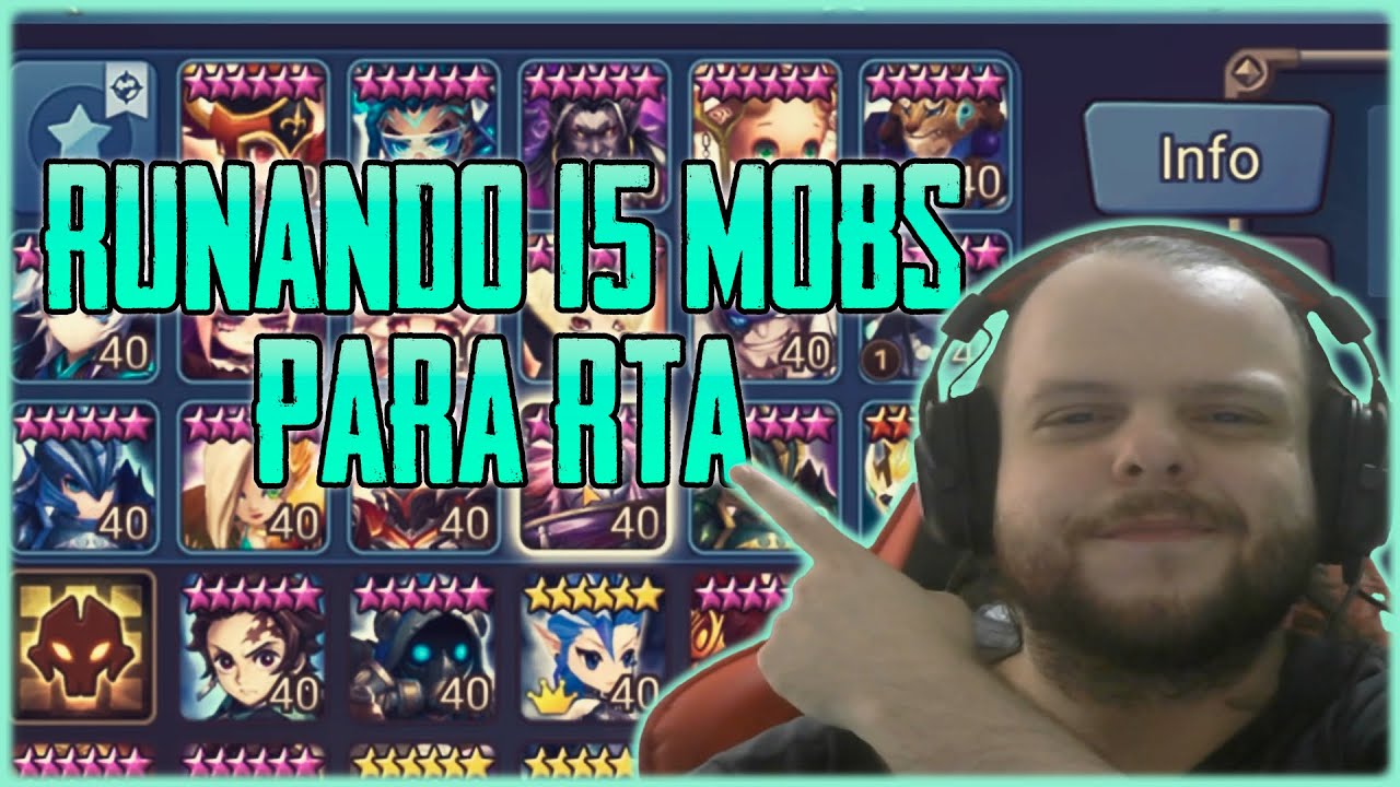 RUNEI 15 MOBS NA RTA PARA UM CLIENTE E EXPLIQUEI ALGUNS ERROS QUE AS PESSOAS COMETEM AO RUNAR