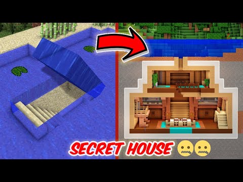 MADE A UNDERWATER SECRET BASE IN MINECRAFT | ANDREOBEE