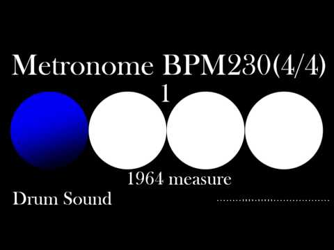 [Metronome]230BPM[drum sound]