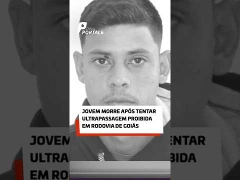 Jovem morre após tentar ultrapassagem proibida em rodovia de Goiás