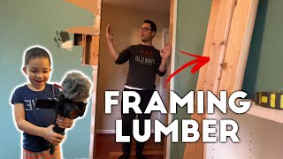I think I found a new Camera Operator! Framing in a Wall