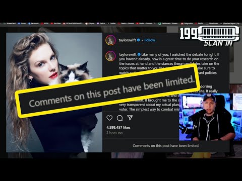  Taylor Swift CENSORS Comments on IG Post Endorsing Kamala Harris 
