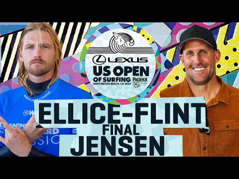 Kai Ellice-Flint vs Taylor Jensen | Lexus US Open of Surfing 2205 Longboard - Final