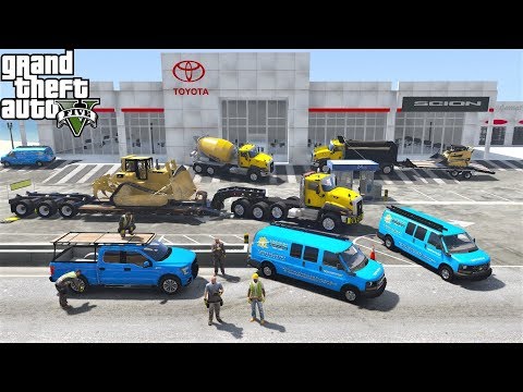 Building The First Toyota Dealership In GTA 5 - Construction Mod Video