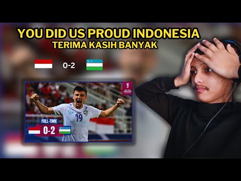 #AFCU23 | S-Final : Indonesia 0 - 2 Uzbekistan Reaction