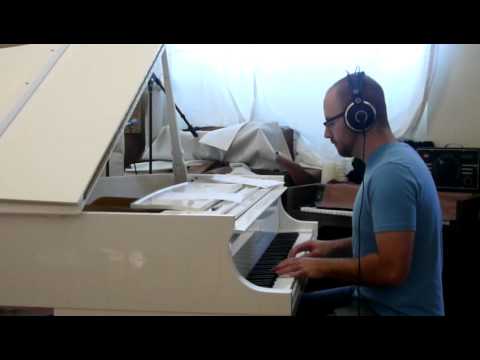 Shea Marshall records piano on Free Electron.MOV