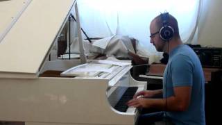 Shea Marshall records piano on Free Electron.MOV