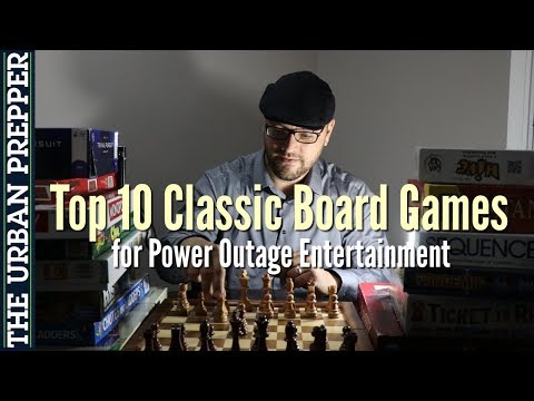 Top 10 Classic Board Games (Power Outage Entertainment)
