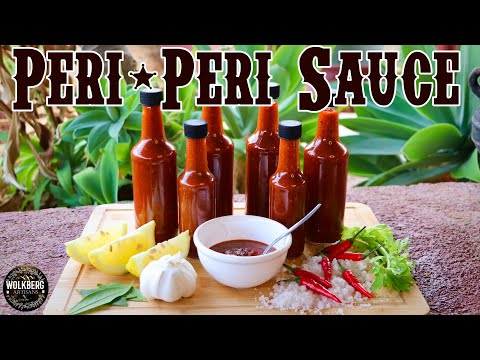 How to make a HOT Peri-Peri sauce | Homemade Red Chilli sauce Recipe | Peri Peri chicken | Piri-Piri