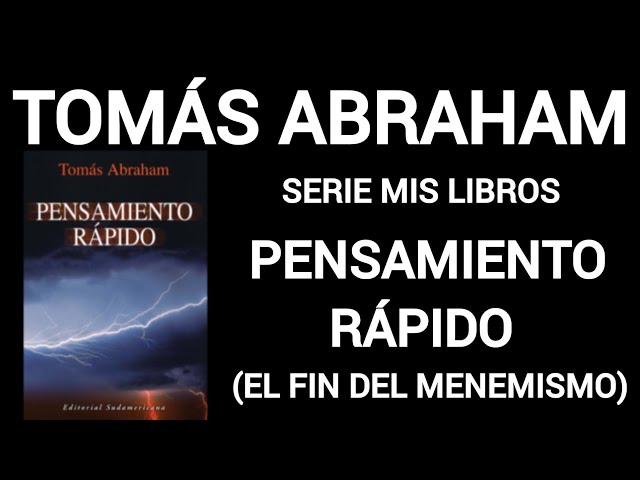 Vídeo relacionado con Pensamiento rápido