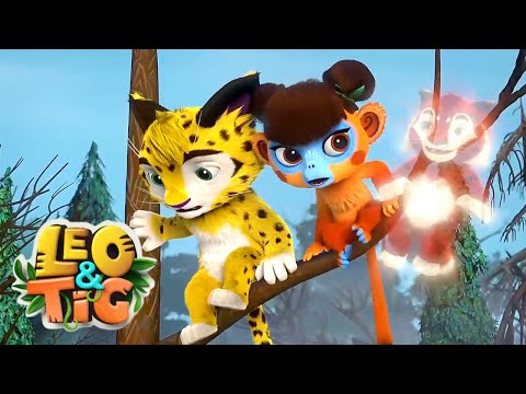 Leo and Tig 🦁 The Mysterious guest 🐯 Best episodes 🦁 Funny Family Good Animated Cartoon for Kids