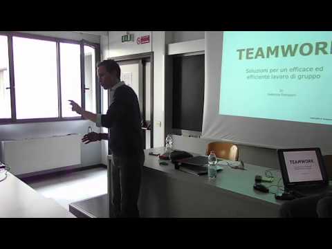 MASTER TAD | prof. Federico Ramponi - Teamwork (Prima parte)