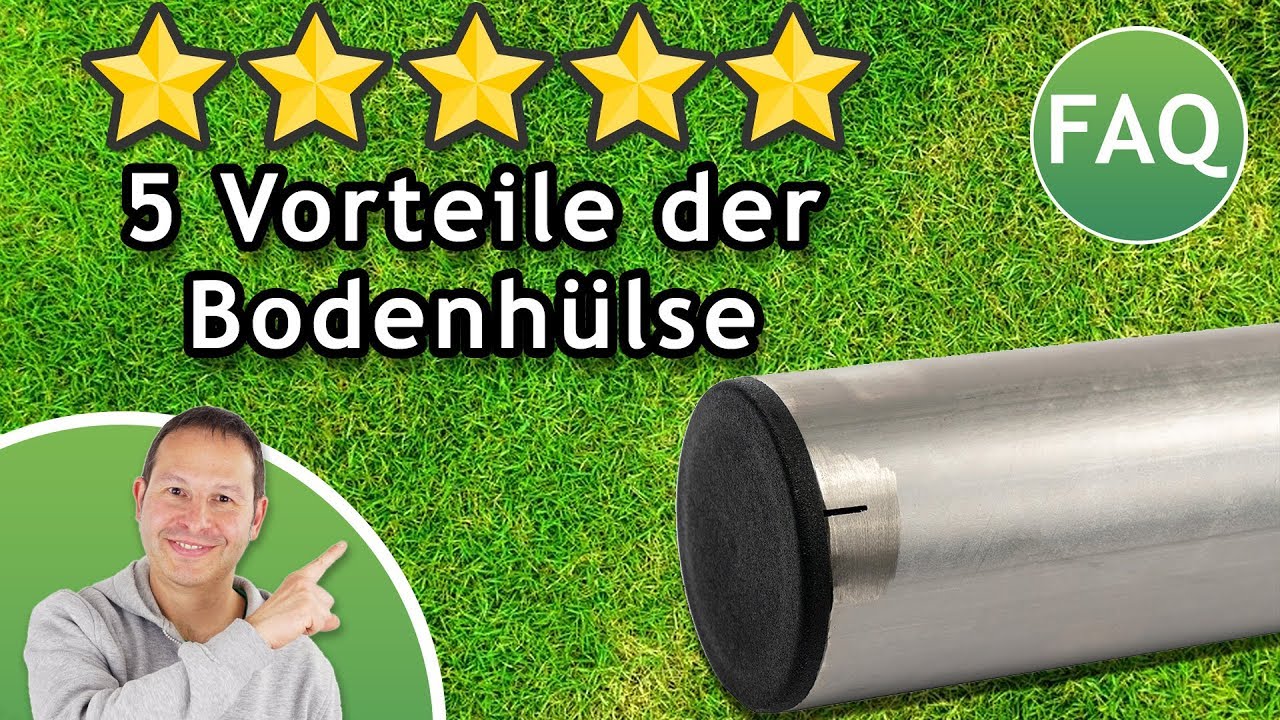 5 Vorteile für Bodenhülsen aus Edelstahl - Pina