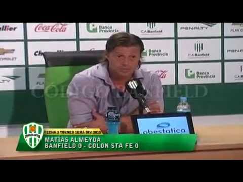 MATÍAS ALMEYDA   BANFIELD 0 COLÓN 0 2 3 2015