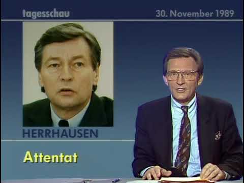 Attentat auf Alfred Herrhausen, Außenminister Schewardnadse zu Gedanken eines vereinten Deutschland.