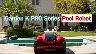 iGarden K PRO Series Pool Robot Test - Cleans EVERYTHING?