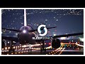 Airplane Landing And Takeoff Sounds At Airport 8 Hours