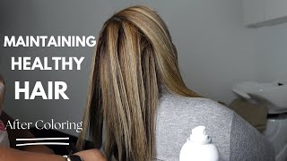 Stunning Silk Press on Highlighted Hair: Secret to Maintaining Healthy, Vibrant Hair After Coloring!
