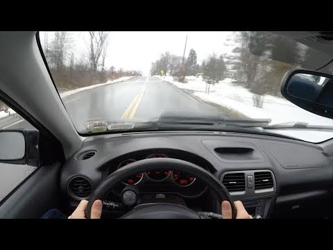 Lucky Driver Escapes Crashing After Hydroplaning On Road