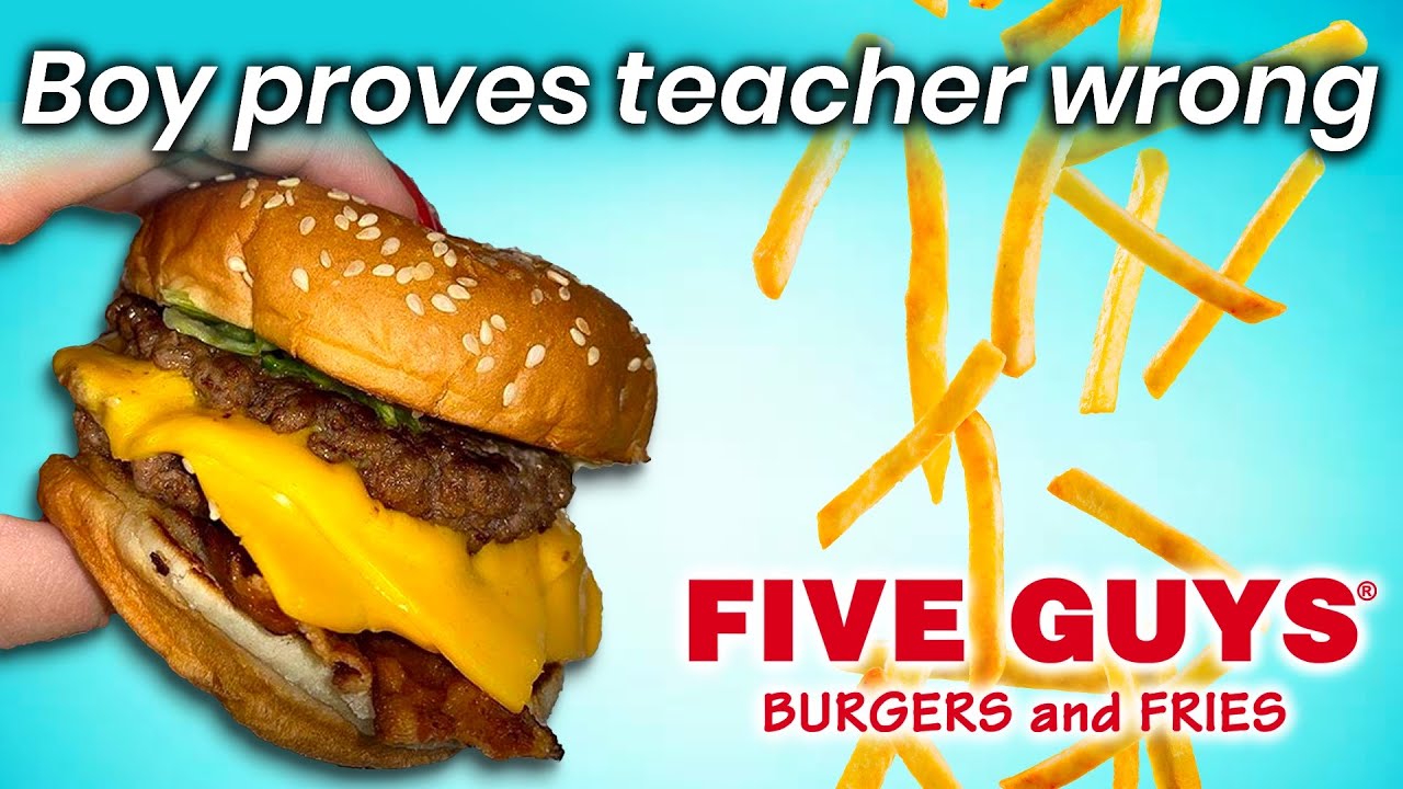 Teacher: "Study or you'll flip burgers for a living", Son: Invents Five Guys