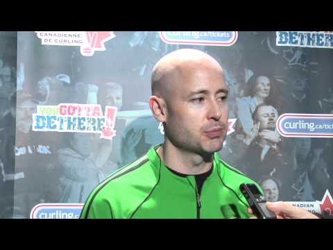 2011 Capital One Canada Cup of Curling - Draw 5 Media Scrum