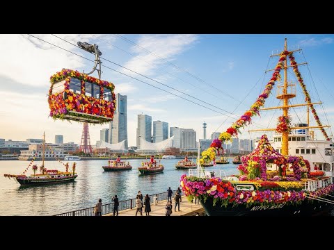 Yokohama s Flower Harbor