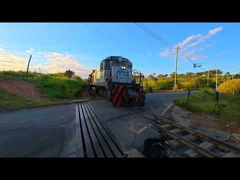 TREM GIGANTE E MUITO PESADO ENTRANDO EM FORMIGA MG!