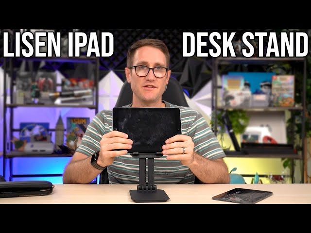 Vídeo relacionado con LISEN Soporte Tablet para iPad Stand Mesa [Más Estable] Atril Tablet Soporte Kindle Monitor Portatil Escritorio Accesorios para iPad A16 Air 13 Pro 2025 Mini Samsung Tab Xiaomi Lenovo Pad 4,7" -12,9"
