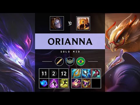 Orianna Mid vs Azir - BR Challenger Patch 25.15