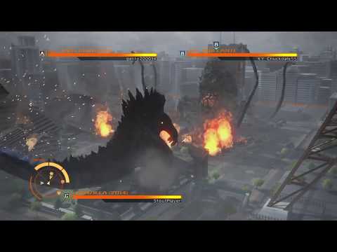 GODZILLA PS4 : Godzilla 2014 vs King Ghidorah vs Biollante