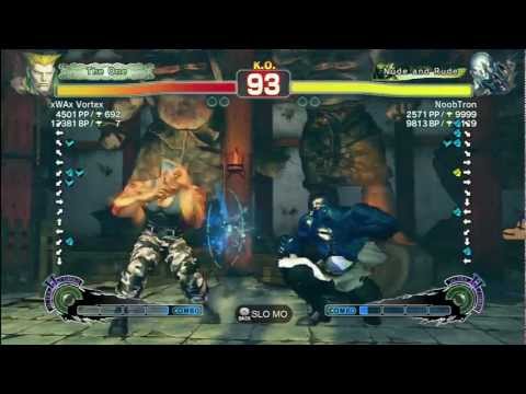 xWAx Vortex (Guile) vs noobtron (Seth)