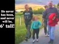 Michael Ross and family walking in Hoy