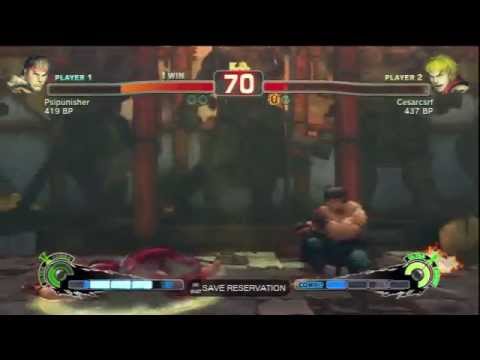Cesar vs Psipunisher Round 2 Super Street Fighter IV
