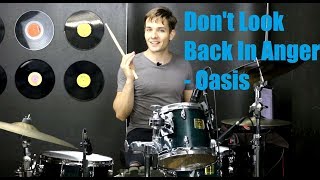 Don&#39;t Look Back in Anger Drum Tutorial - Oasis